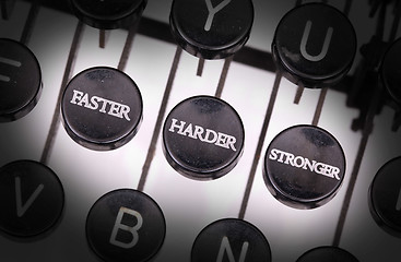 Image showing Typewriter with special buttons