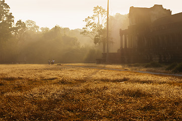 Image showing Angkor Wat (temple complex in Cambodia) in the morning 