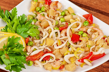 Image showing Seafood salad