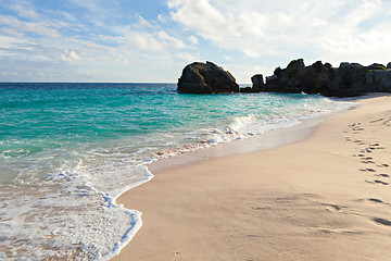 Image showing Bermuda Warwick Long Bay Beach