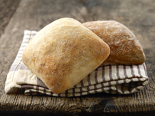 Image showing two ciabatta bread buns