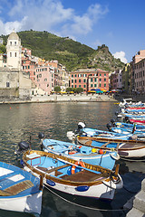 Image showing Harbor in Vernazza