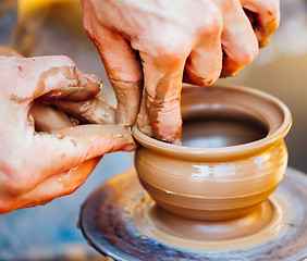 Image showing Potter And Clay Craft