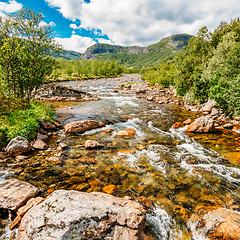 Image showing Norway Nature Cold Water Mountain River