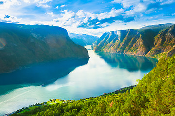 Image showing Norway Nature Fjord Sognefjord