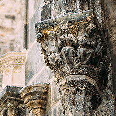 Image showing Bas-relief On Church Of Our Lady Before Tyn In Prague, Czech Rep