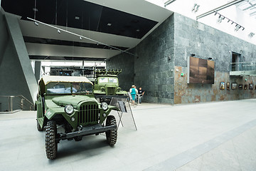 Image showing Exposure Of Weapons And Equipment In The Belarusian Museum Of Th