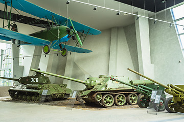 Image showing Exposure Of Weapons And Equipment In The Belarusian Museum Of Th