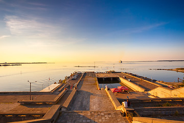 Image showing Quay in Tallinn During Sundown