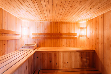 Image showing Interior Of The Sauna