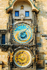 Image showing Astronomical Clock In Prague, Czech Republic. Close Up Photo