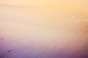 Image showing Long Exposure Of Sea Ocean Water Beach