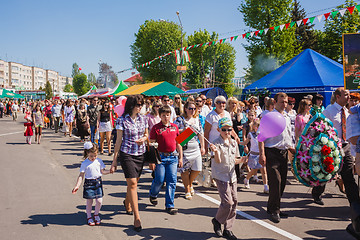 Image showing Celebration of Victory Day. GOMEL, BELARUS - MAY 9: Celebration 