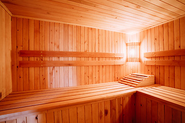 Image showing Interior Of The Sauna