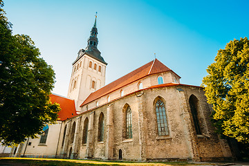 Image showing Medieval Former St. Nicholas Church In Tallinn, Estonia