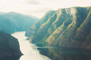 Image showing Norway Nature Fjord Sognefjord