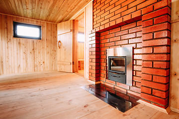 Image showing Interior Of The Sauna