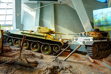 Image showing Exposure Of Weapons And Equipment In The Belarusian Museum Of Th