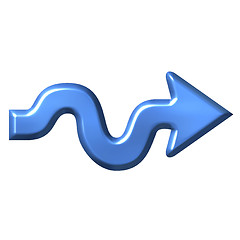 Image showing 3D Azure Arrow