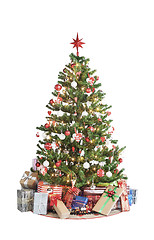 Image showing Christmas tree with presents