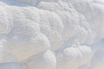 Image showing Natural travertine background, Pamukkale, Turkey