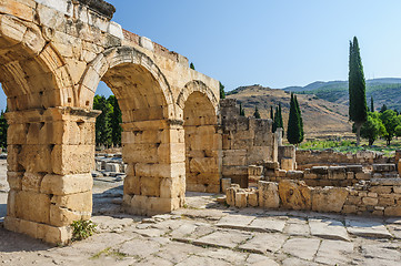 Image showing Ruins of Hierapolis, now Pamukkale