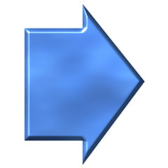 Image showing 3D Azure Arrow