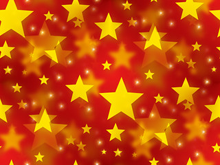 Image showing Seamless Christmas Stars