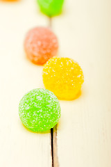 Image showing sugar jelly fruit candy