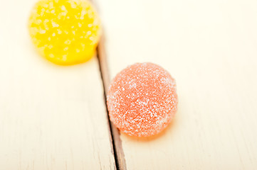 Image showing sugar jelly fruit candy