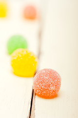 Image showing sugar jelly fruit candy