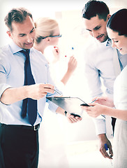 Image showing business team having discussion in office