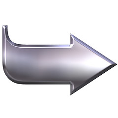 Image showing 3D Silver Arrow