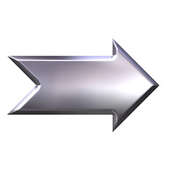 Image showing 3D Silver Arrow