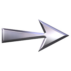 Image showing 3D Silver Arrow