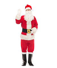 Image showing man in costume of santa claus