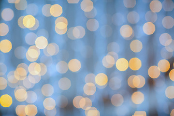 Image showing blurred glden lights background