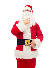 Image showing man in costume of santa claus