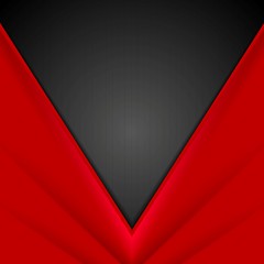 Image showing Red and black corporate background