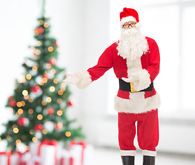 Image showing man in costume of santa claus