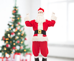 Image showing man in costume of santa claus