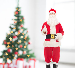 Image showing man in costume of santa claus