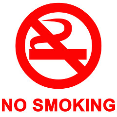 Image showing No Smoking Sign