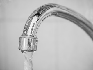 Image showing Tap with water