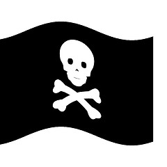 Image showing Pirate Flag