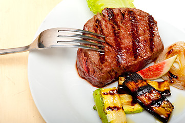 Image showing grilled beef filet mignon