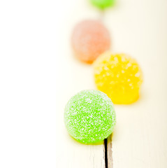 Image showing sugar jelly fruit candy