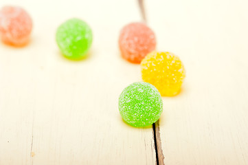 Image showing sugar jelly fruit candy