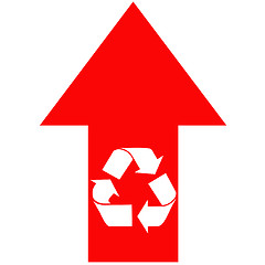 Image showing Recycling Arrow