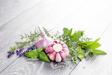 Image showing fresh herbs